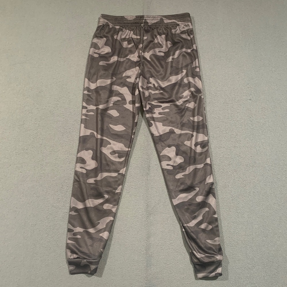 Real Essentials Joggers Boys Medium 3 Pack Black Navy Gray Camo Athletic Pants - Picture 8 of 8